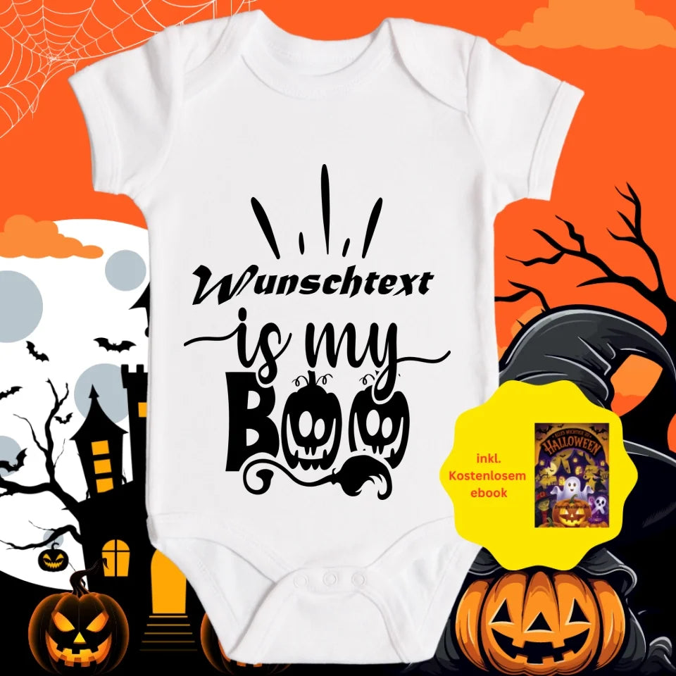 Halloween personalisierbarer Baby Body