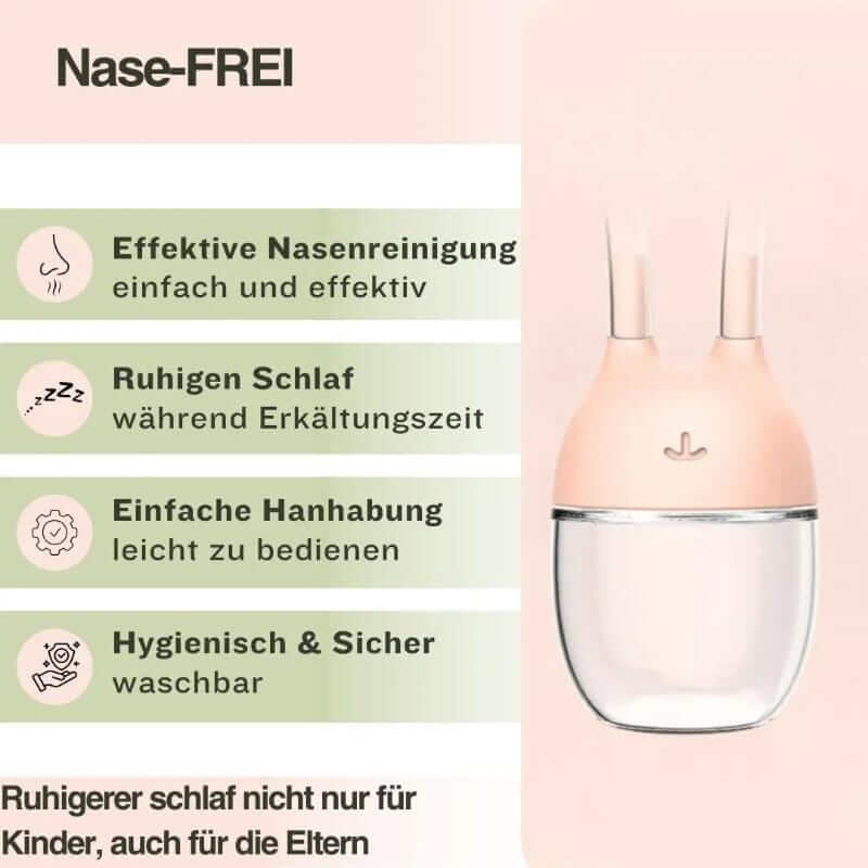 Baby-Nasensauger: Effektive Nasenreinigung für ruhigen Schlaf Zwerghelden