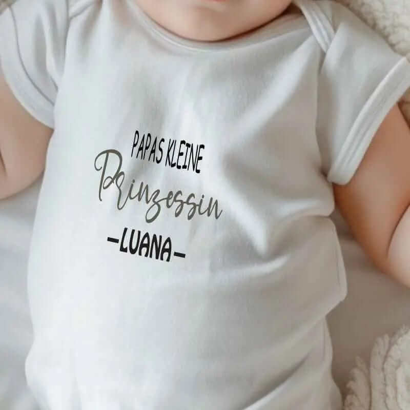 Personalisierte Baby Body -Papas kleine Prinzessin- Geschenke für Geburtstage und besondere Anlässe