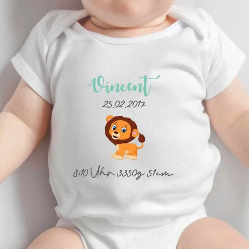 Personalisierte Baby Body -name und Geburtsjahr- Geschenke für Geburtstage und besondere Anlässe