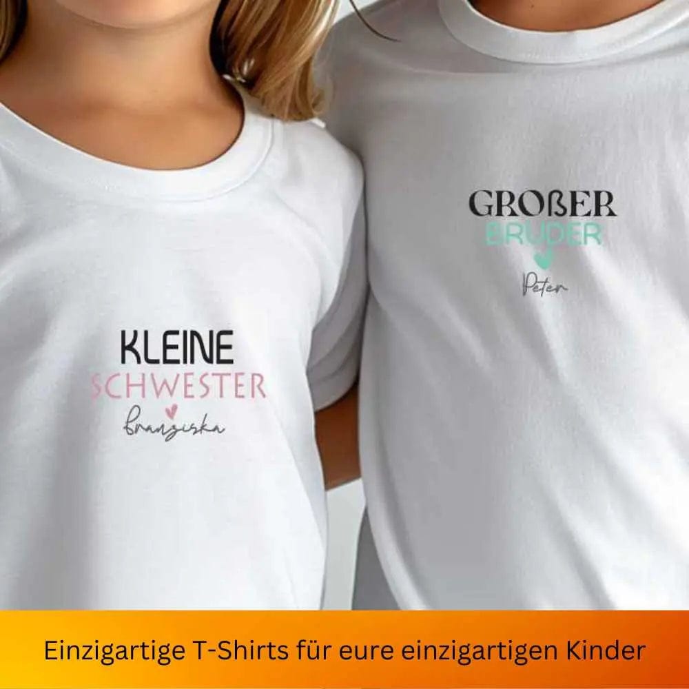 Großer Bruder - Kleine Schwester / Große Schwester - Kleiner Bruder T-Shirt Zwerghelden